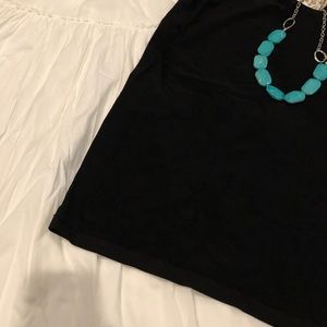 Coldwater Creek Elastic waist white skirt